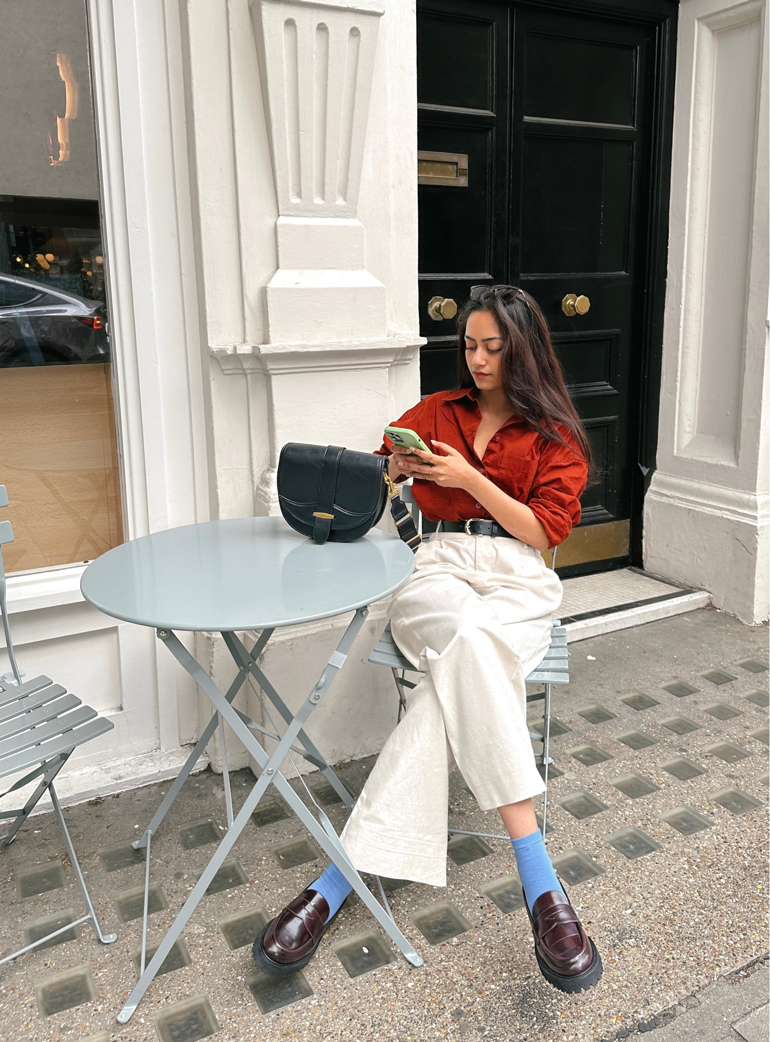 Tip: Wearing XS for the shirt and recommend buying XS if you are a size XS-M usually. The fit is very oversized. 