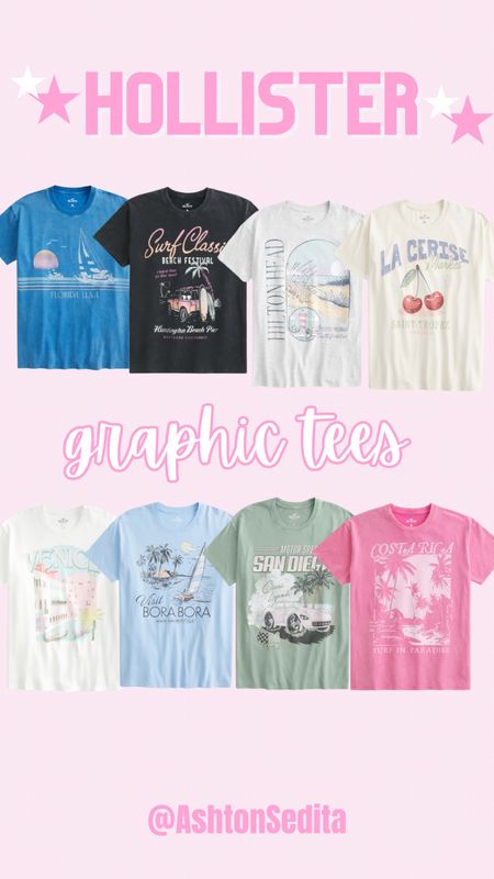 All tees under one link on Hollister!! So many cute styles perfect for traveling!! 

#LTKtravel #LTKplussize #LTKstyletip