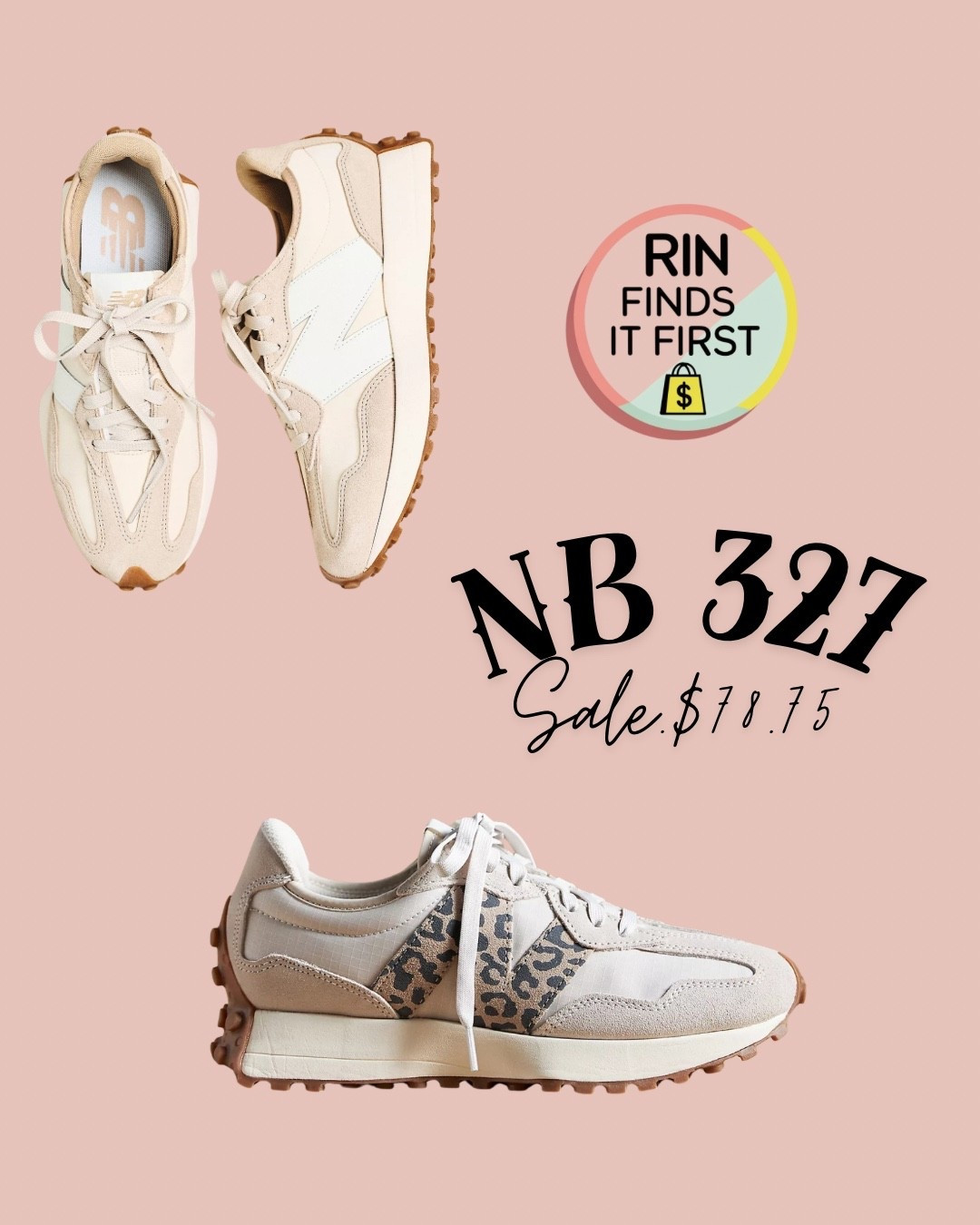 NB 327 is on sale now! 2 cute colors! 

#LTKActive #LTKOver40 #LTKfitnessgoals