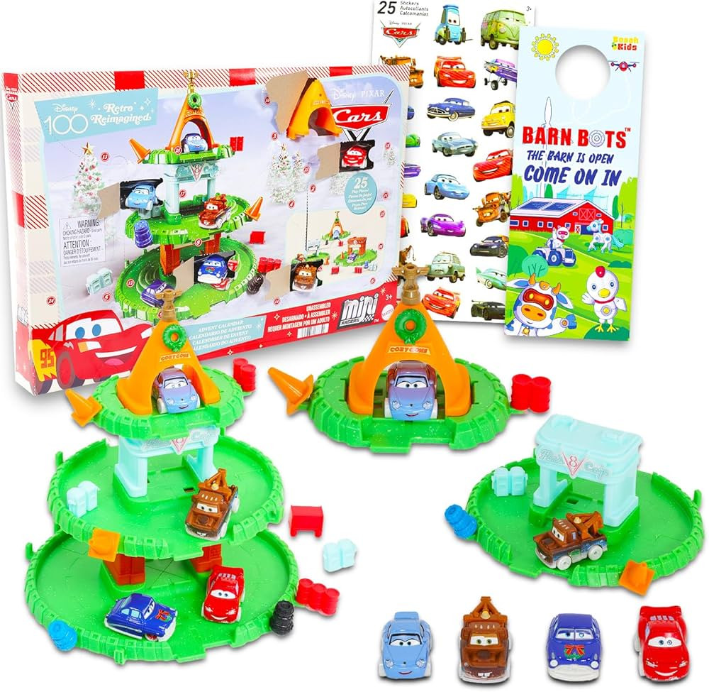Disney Pixar Cars Advent Calendar Countdown to Christmas - 25 Day Lightning McQueen Calendar 2024... | Amazon (US)