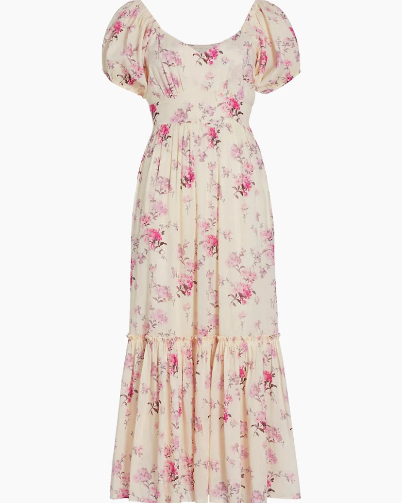 Warm Pink Cloud Floral Midi-Dress🌸☁️

#LTKU #LTKtravel #LTKFestival