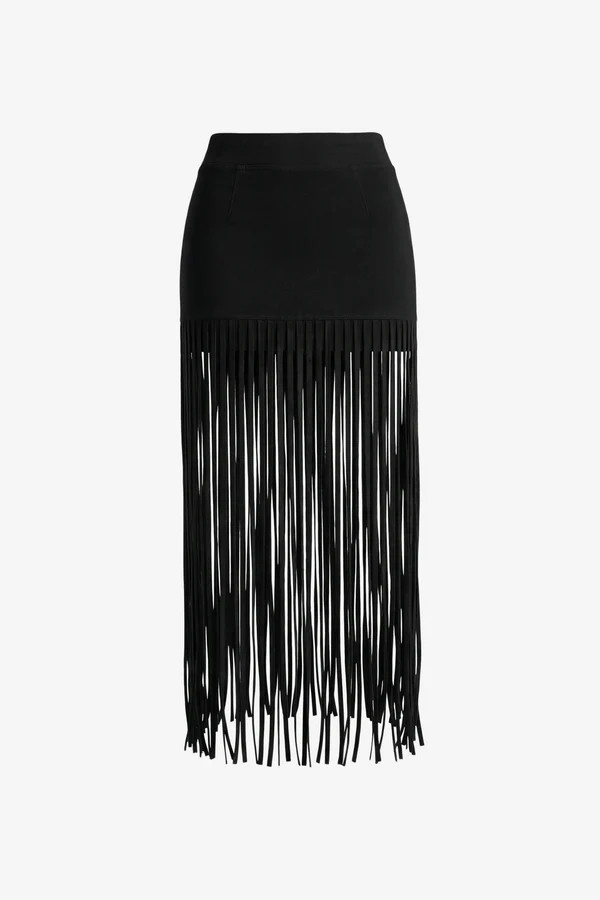CARLYLE MINI SKIRT WITH FRINGE | Toccin