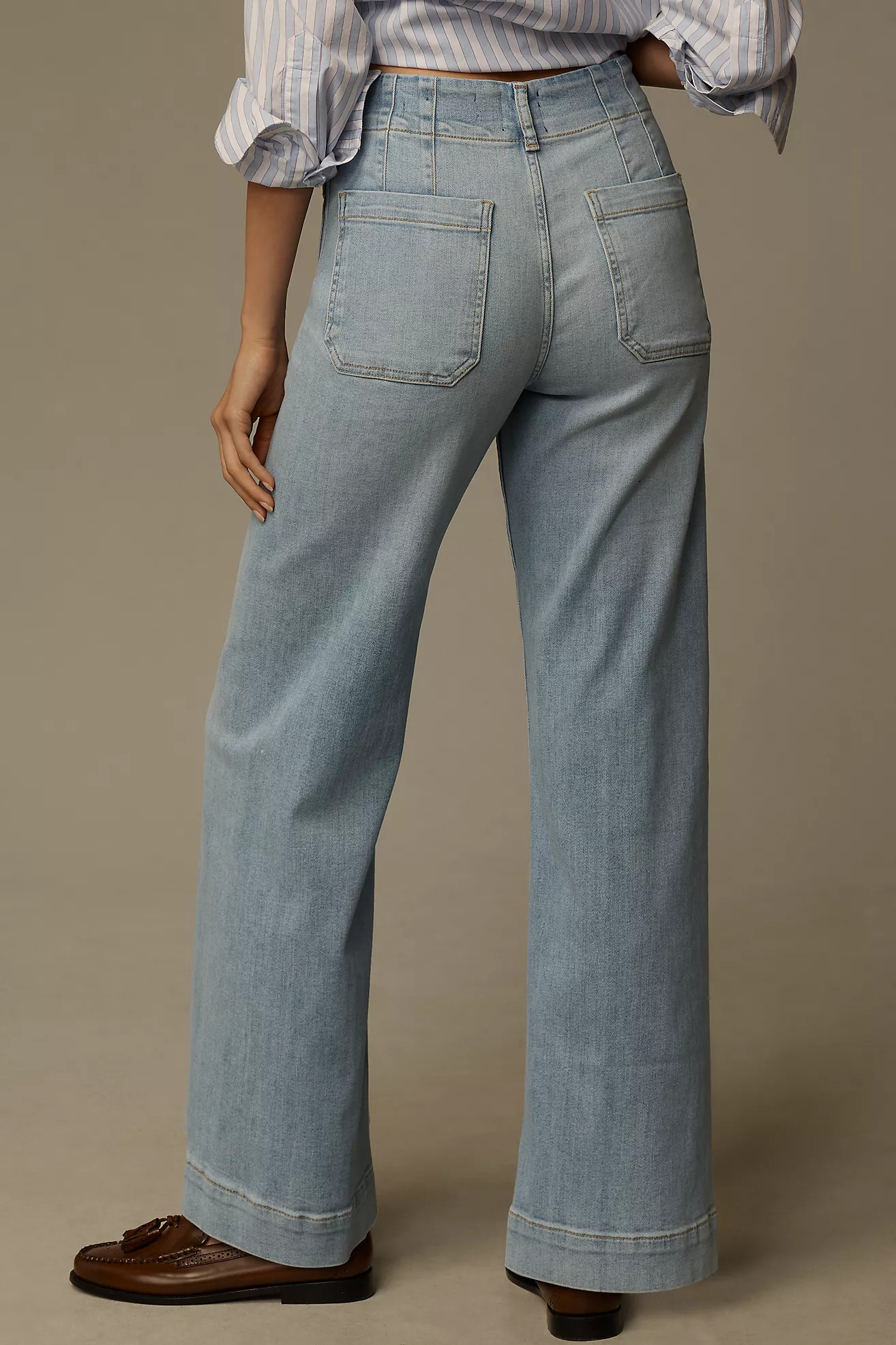The Colette Full-Length Wide-Leg Jeans by Maeve | Anthropologie (US)