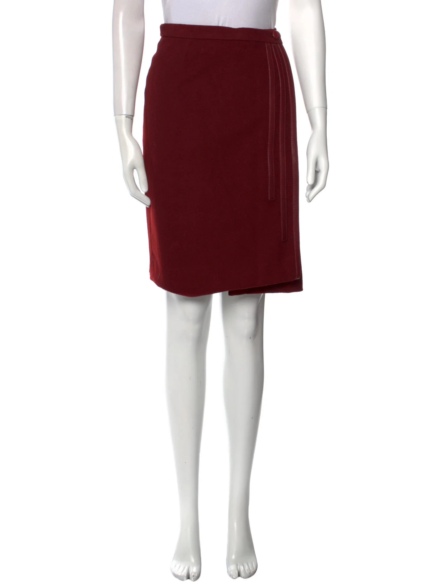 Wool Knee-Length Skirt | The RealReal