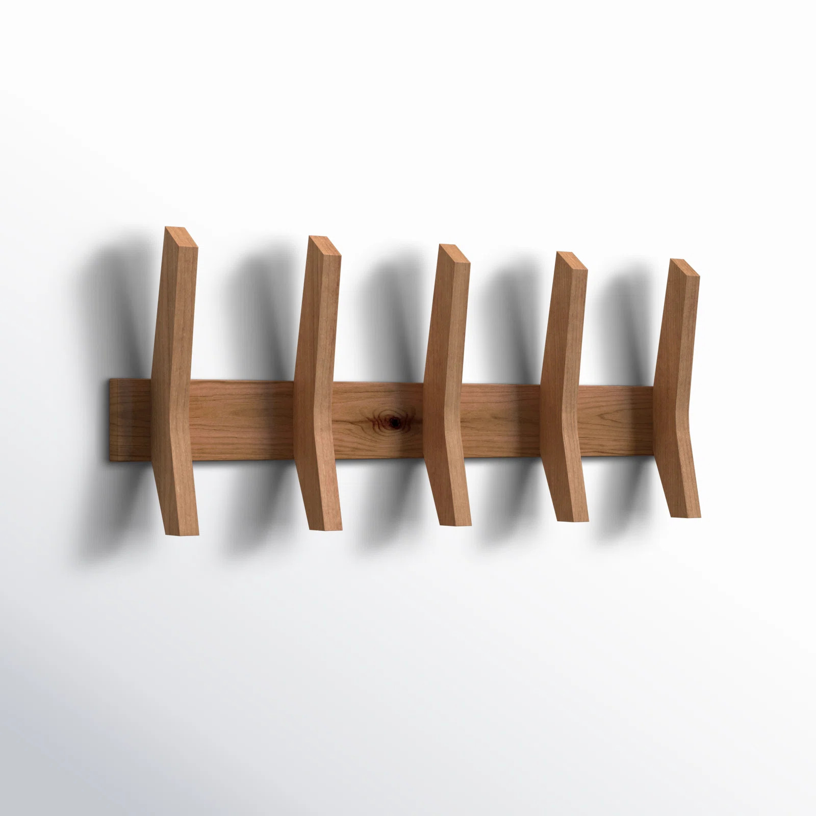 Sifford Solid Wood Wall 5 - Hook Wall Mounted Coat Rack | Wayfair North America