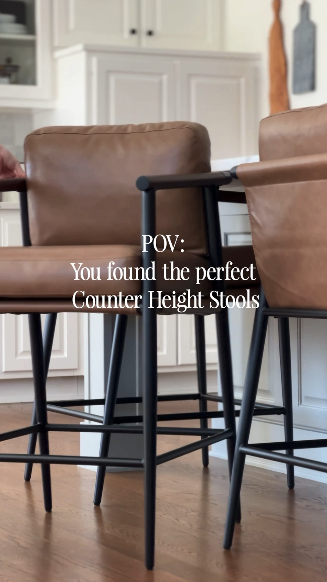 I am smitten with these new Chita Living, counter height stools! 

They are comfortable, sturdy, easy to clean and a wonderful price point, when you consider the designer level quality of these stools! 

Highly recommend! 

The leather option is currently out of stock but the upholstered option is available & beautiful also! 😍


Music: Gingerbread Happy Time
Musician: EnjoyMusic
Site: https://enjoymusic.ai

#LTKhome #LTKsalealert #LTKVideo