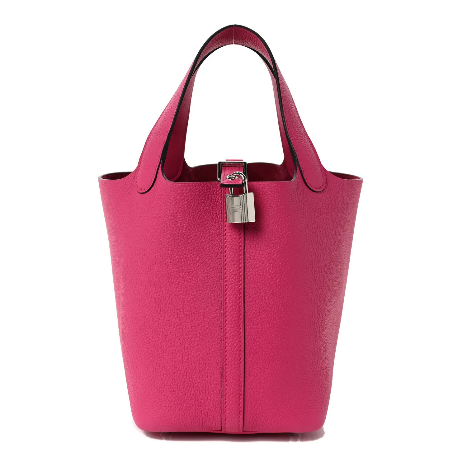 HERMES Taurillon Maurice Picotin Lock 18 PM Rose Shocking | FASHIONPHILE | FASHIONPHILE (US)