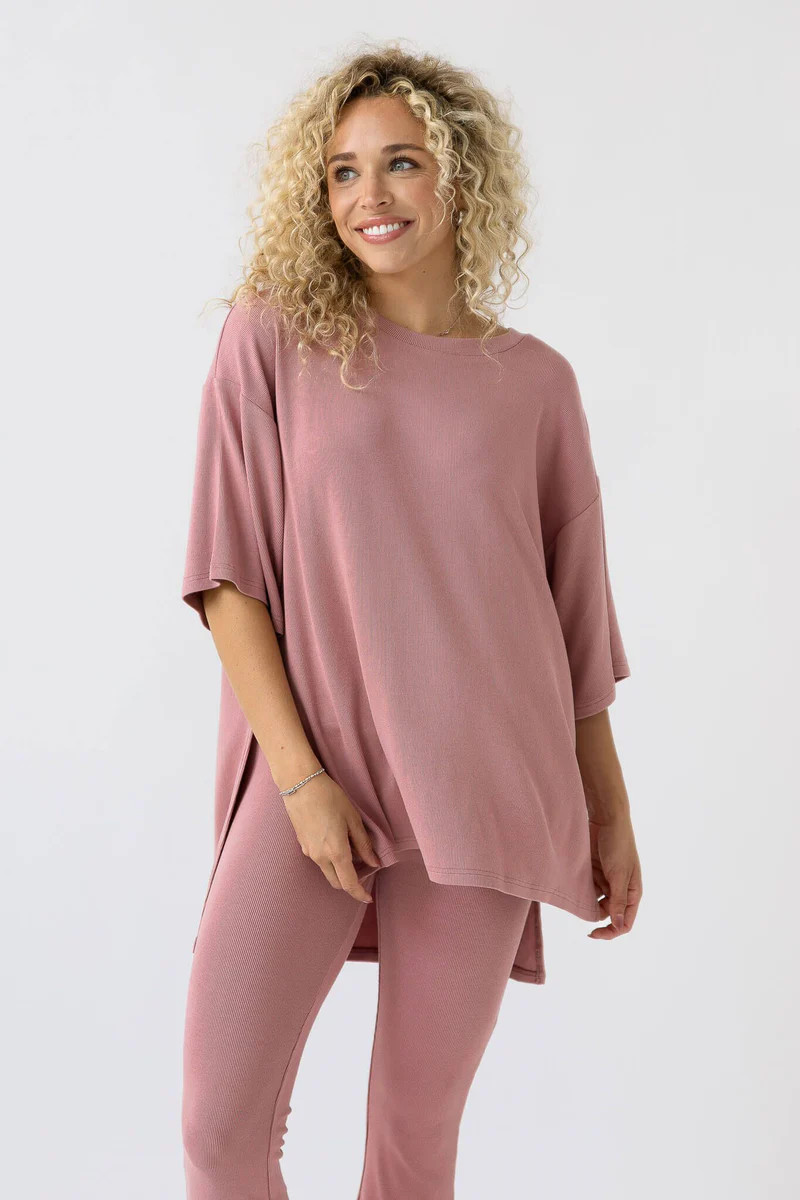 All Weekend Long Pant Set Dozen Roses | The Foxy Kind