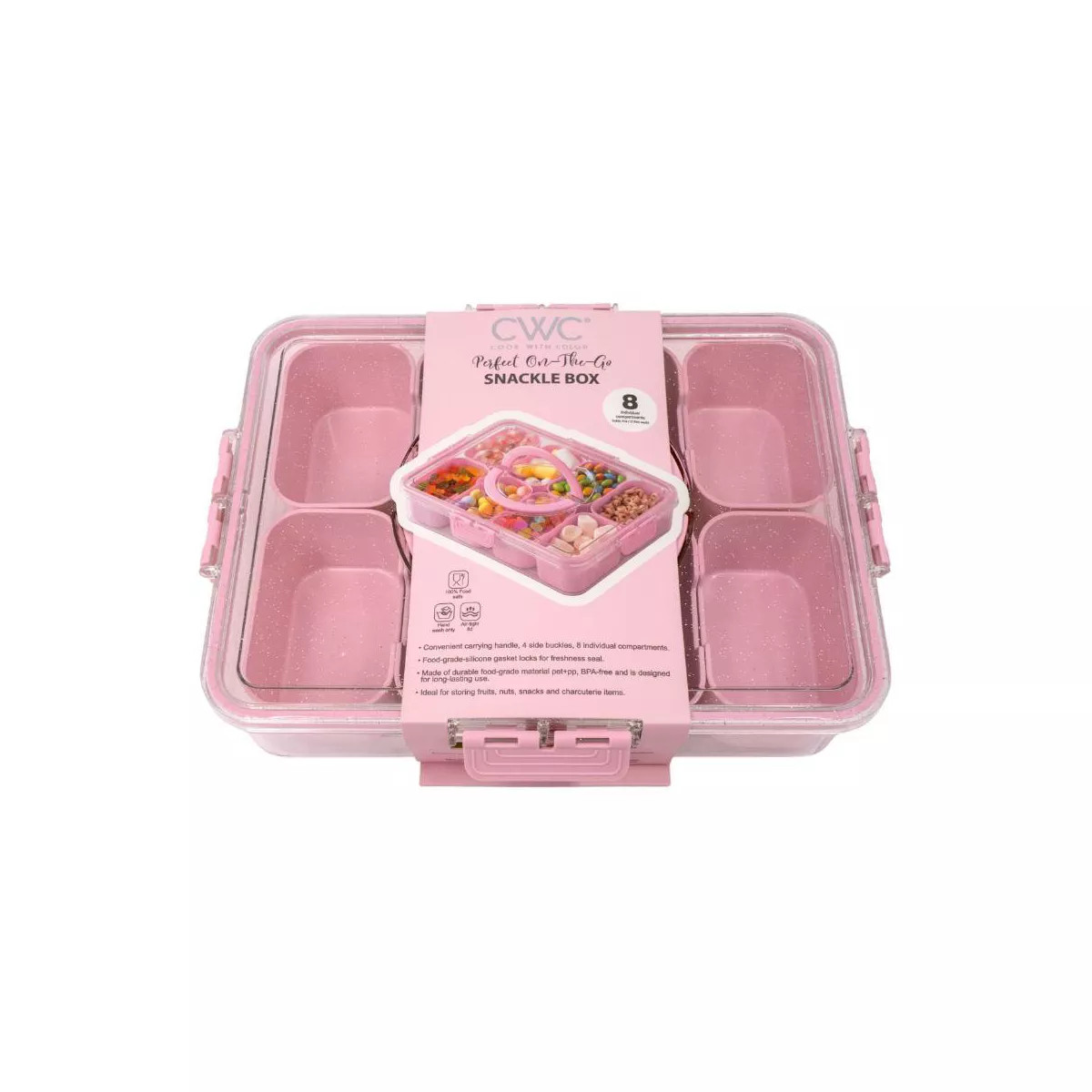 Cook With Color Sparkle Snack Box Food Storage Container | Target