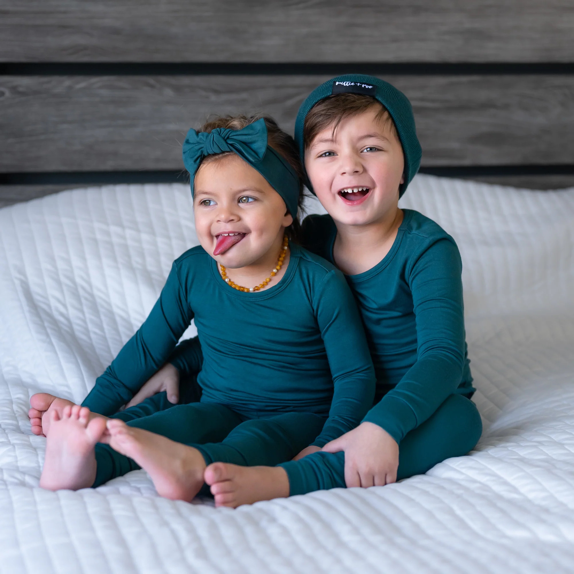 LONG SLEEVE 2 PIECE SETS- Peacock | millie + roo