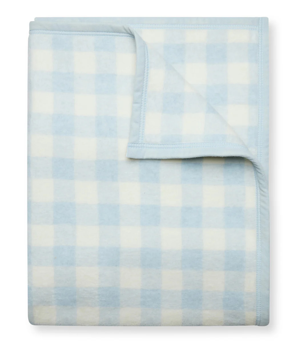 Cozy Gingham Sky Blanket | ChappyWrap