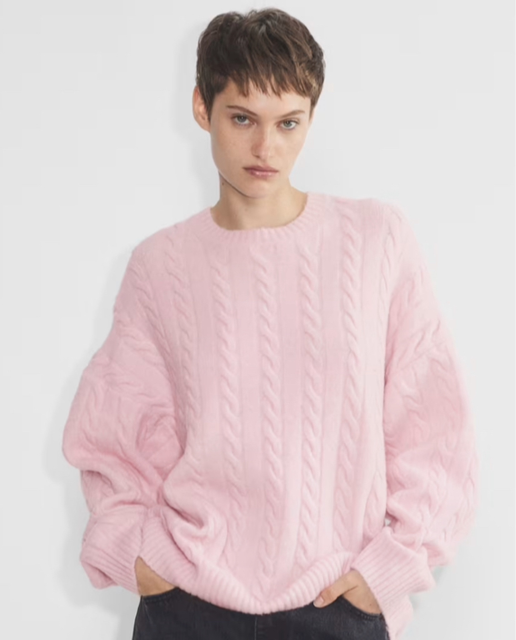 Cozy Fall ballet pink sweater - oversized fit (size down) 

#LTKSeasonal #LTKFindsUnder100 #LTKStyleTip