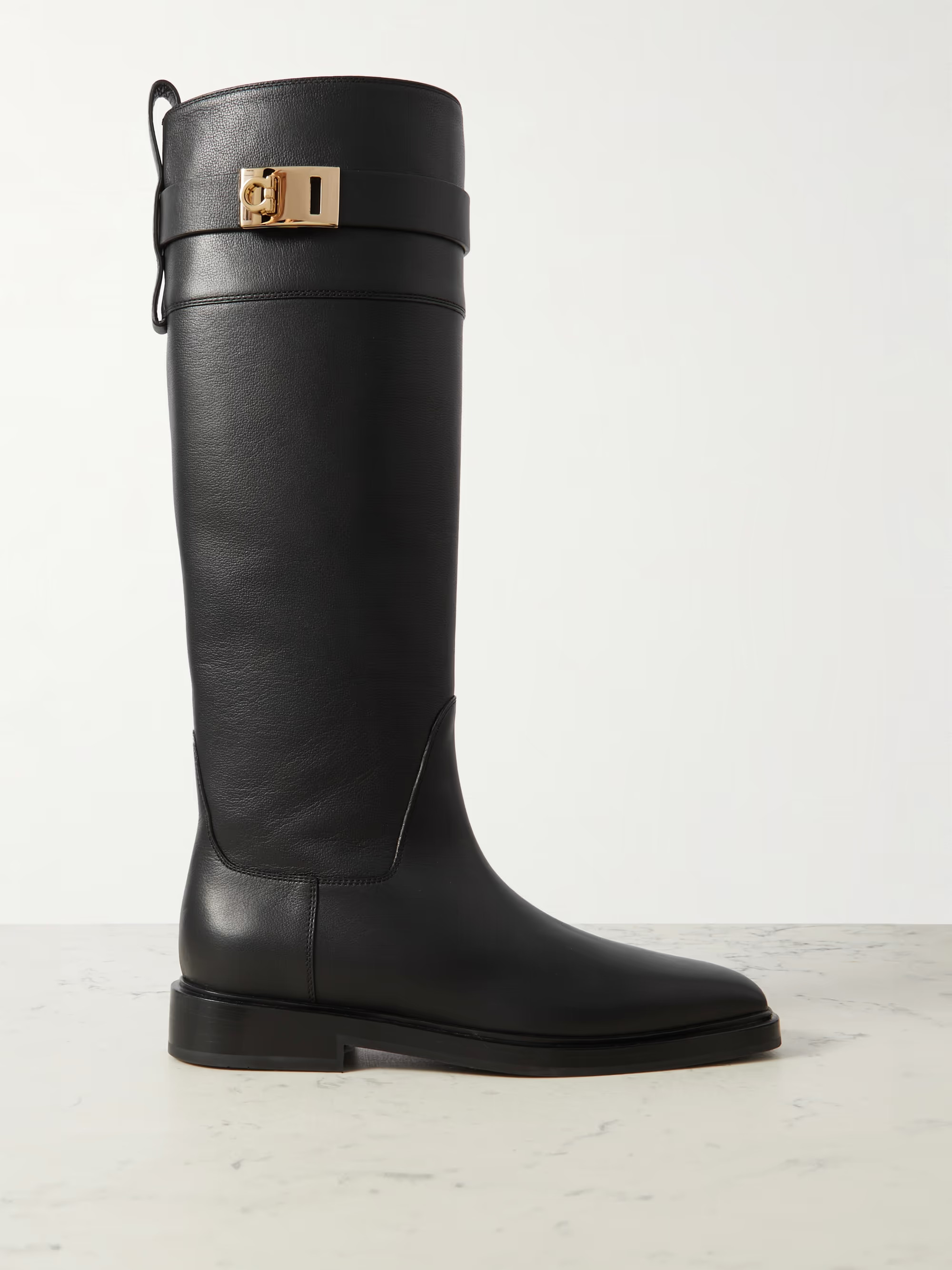 Roly embellished leather knee boots | NET-A-PORTER (UK & EU)