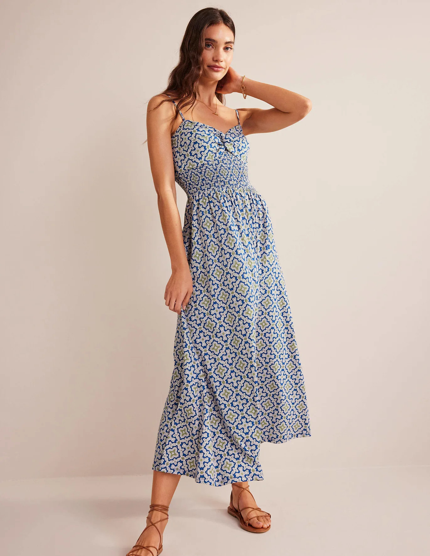 Twist Front Jersey Midi Dress | Boden (US)