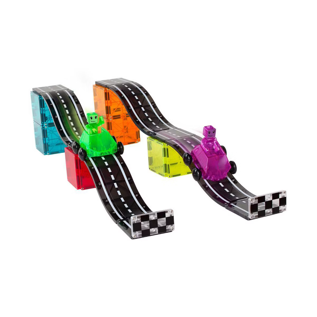 MAGNA-TILES Downhill Duo: Magnetic Building Sets for Creative Thinking & STEM Learning, 40 Pieces | Target