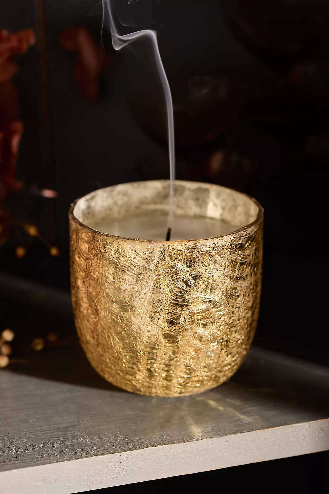 Illume Fall Crackle Glass Candle | Anthropologie (US)