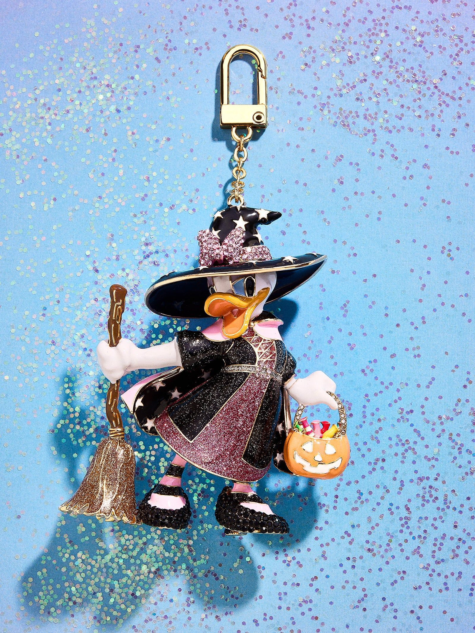 Daisy Duck Disney Witch Glow-In-The-Dark Bag Charm - Daisy Duck | BaubleBar (US)