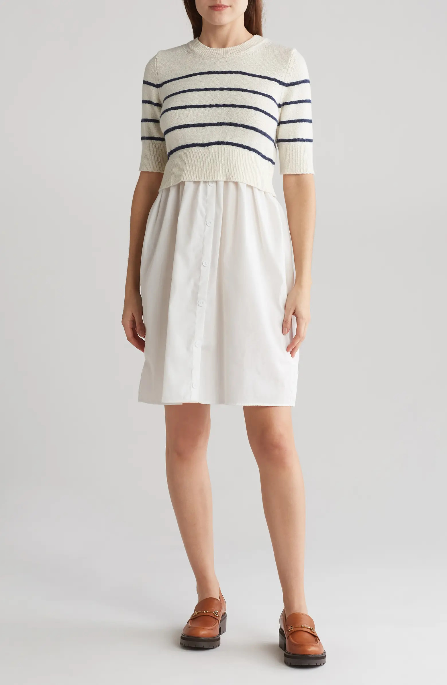Bobeau Mixed Media Dress | Nordstromrack | Nordstrom Rack