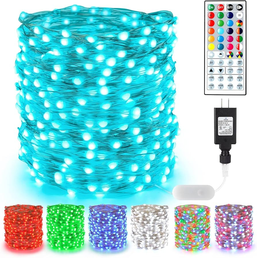 BrizLabs Halloween Fairy String Lights, 66ft 200 LED Color Changing Fairy Lights with Remote, Mul... | Amazon (US)