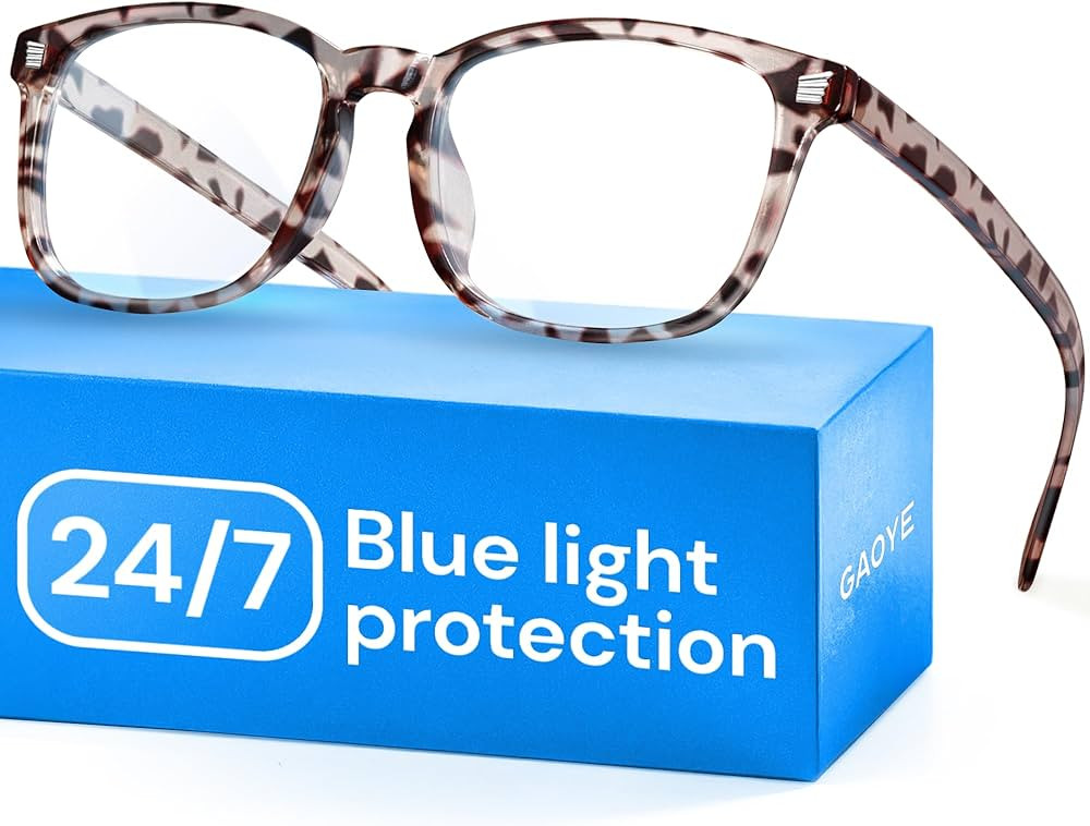 Gaoye Leopard Blue Light Glasses for Computer & Gaming - Anti UV Ray Lenses, Scratch-Resistant & ... | Amazon (US)