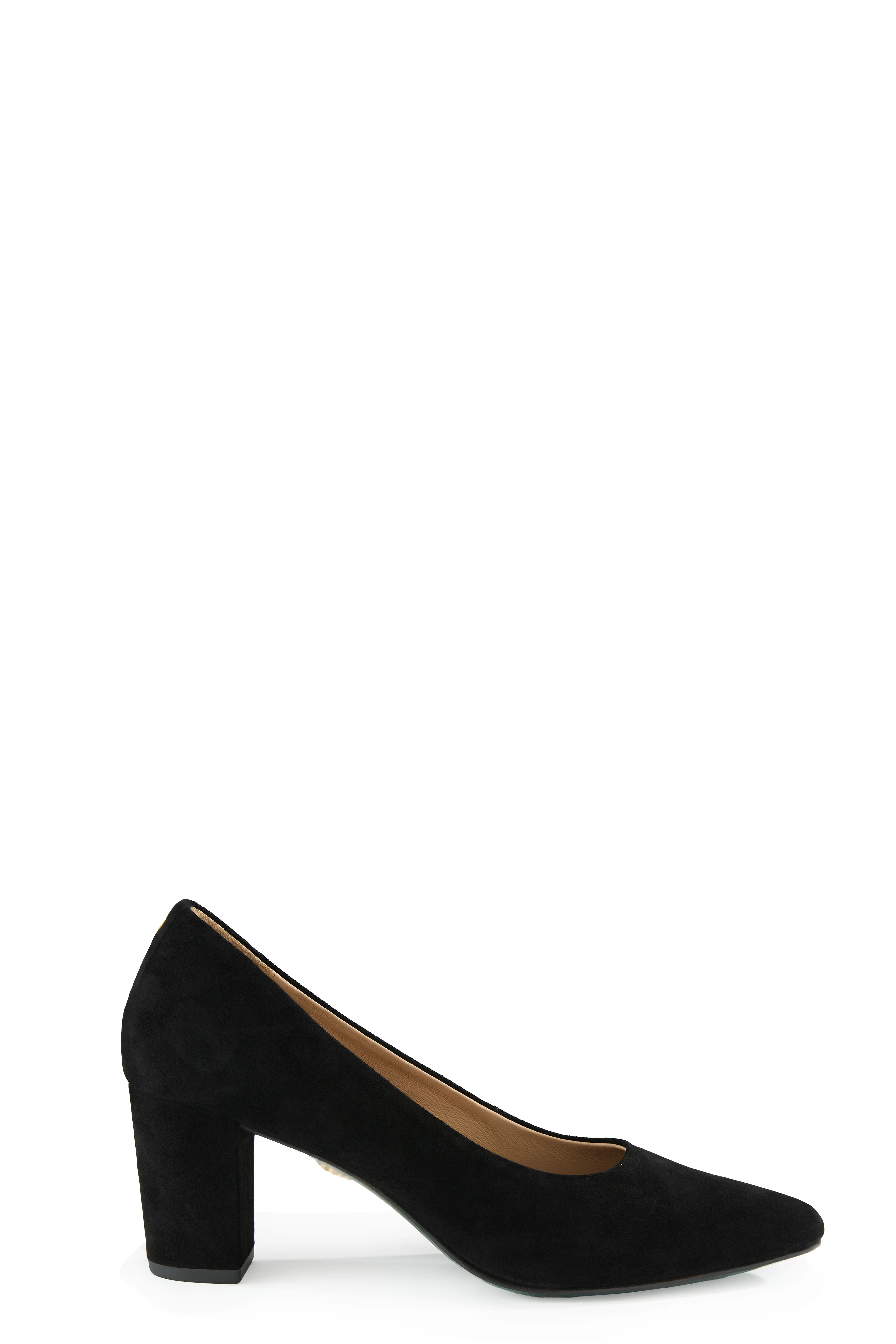 Knightsbridge Court Shoe (Black Suede) | Holland Cooper