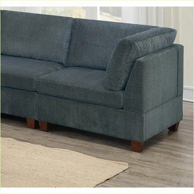 Modular Sectional Sofa Corner Wedge – Contemporary Charcoal Gray Chenille Living Room | Charcoal Gray | Chenille | Wayfair North America