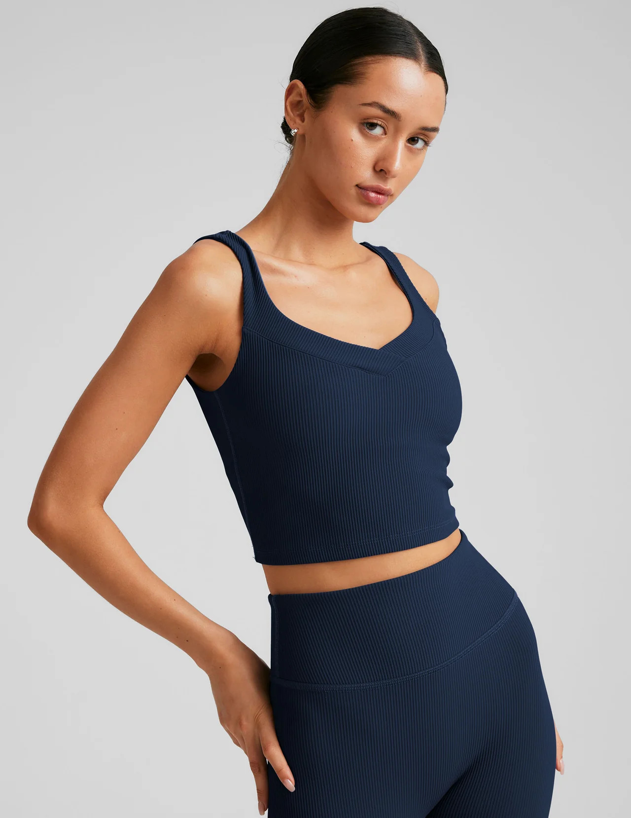 Impulse Ribbed Cropped Tank | Beyond Yoga | Beyond Yoga
