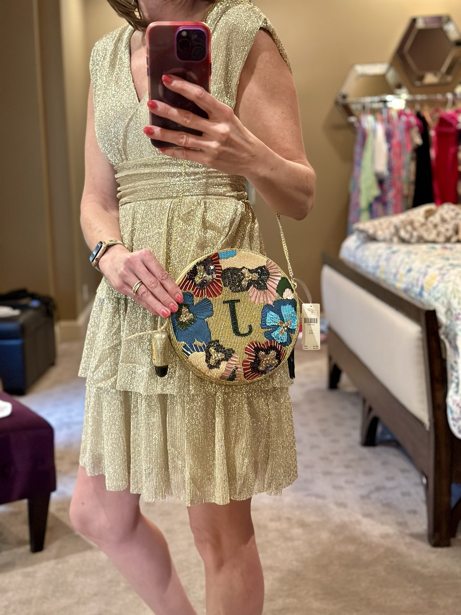 Holiday Dress 

Wearing a size S in this. Can’t wait to wear this one over the holidays on my cruise. Love this super cute monogrammed purse too. It would make a great gift for that special lady in your life. I have linked some great holiday outfit choices below. 
#LTKsalealert
#LTKitbag
#LTKwedding
#LTKbeauty
#LTKover40

holiday outfit, holiday dress, gold dress, Christmas dress, NYE dress, gold shoes, monogrammed purse, initial purse, gift for her, gift for mom, party dress, Lilly Pulitzer, stocking stuffer, 


#LTKGiftGuide #LTKSeasonal #LTKHoliday