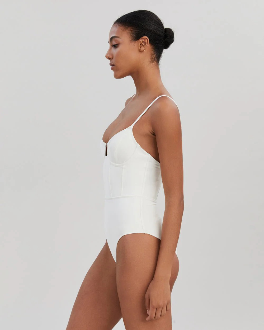 The Veronica One Piece in Cream | Solid & Striped