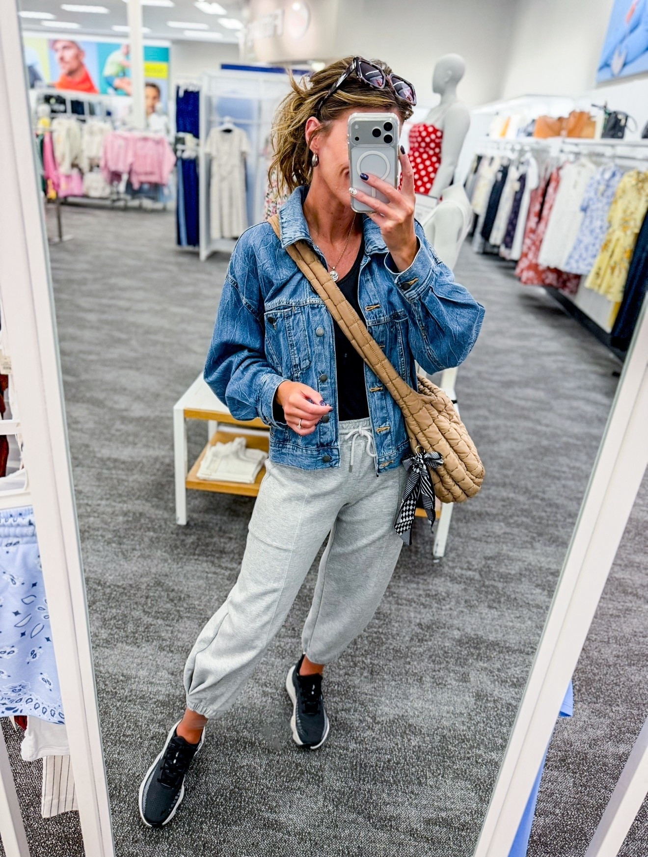 Running errands outfit of the day. Comfort head to toe. 
Jacket currently clearance priced. 
Jacket/small
Joggers/ medium 

#LTKmomlife #LTKSeasonal #LTKOver40