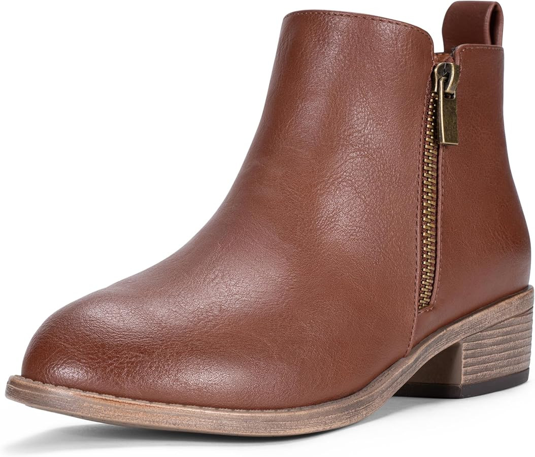 Jeossy Women's 905 Ankle Boots, Classic Low Heeled Short Booties, Casual Comfortable Boots with W... | Amazon (US)