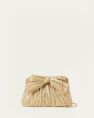 Rayne Gold Bow Clutch | Loeffler Randall