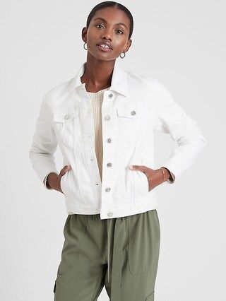 White Denim Jacket | Banana Republic Factory