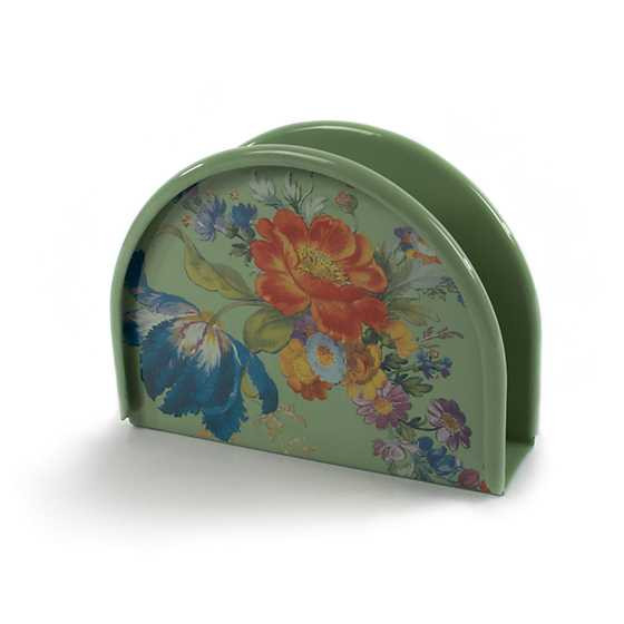 Green Flower Market Napkin Holder | MacKenzie-Childs