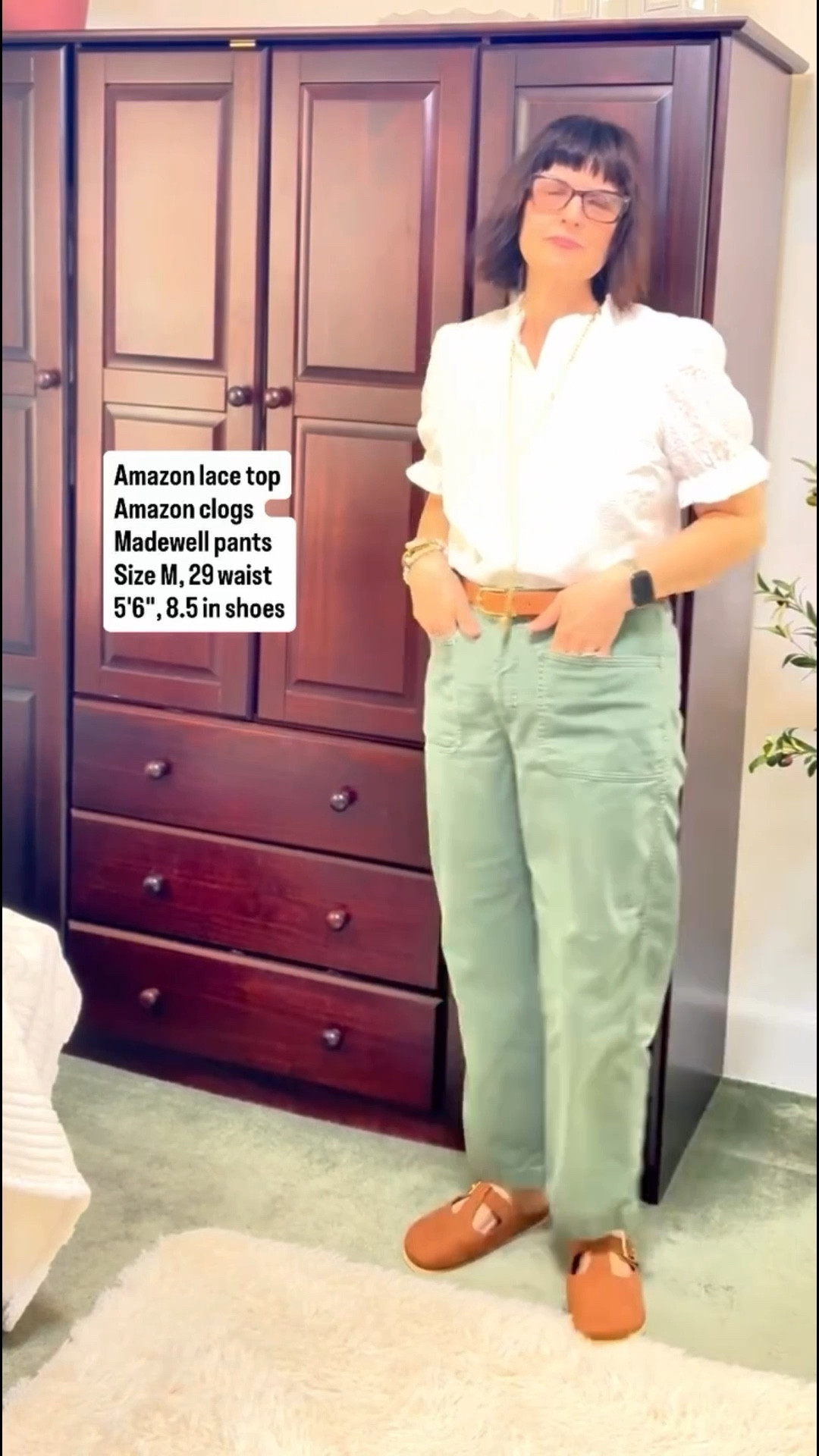 I always love a frilly white top. 

How to shop: 
1-click the LTK link in my bio 
2-comment SHOP to get the link in your DMs 
3-direct link to LTK in my stories or here to my shop:  www.shopltk.com/explore/Mid_Life_Styled 

style tips over 50, midlife fashion, spring 2026 fashion, midsize fashion, shopping, shopping on a budget

#LTKootd #LTKOver40 #LTKMidsize