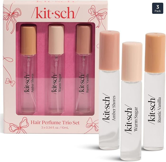 Kitsch Hair Perfume for Women - Trio Set | Clean, Deodorizing & Patented Odor-Eliminating Technol... | Amazon (US)