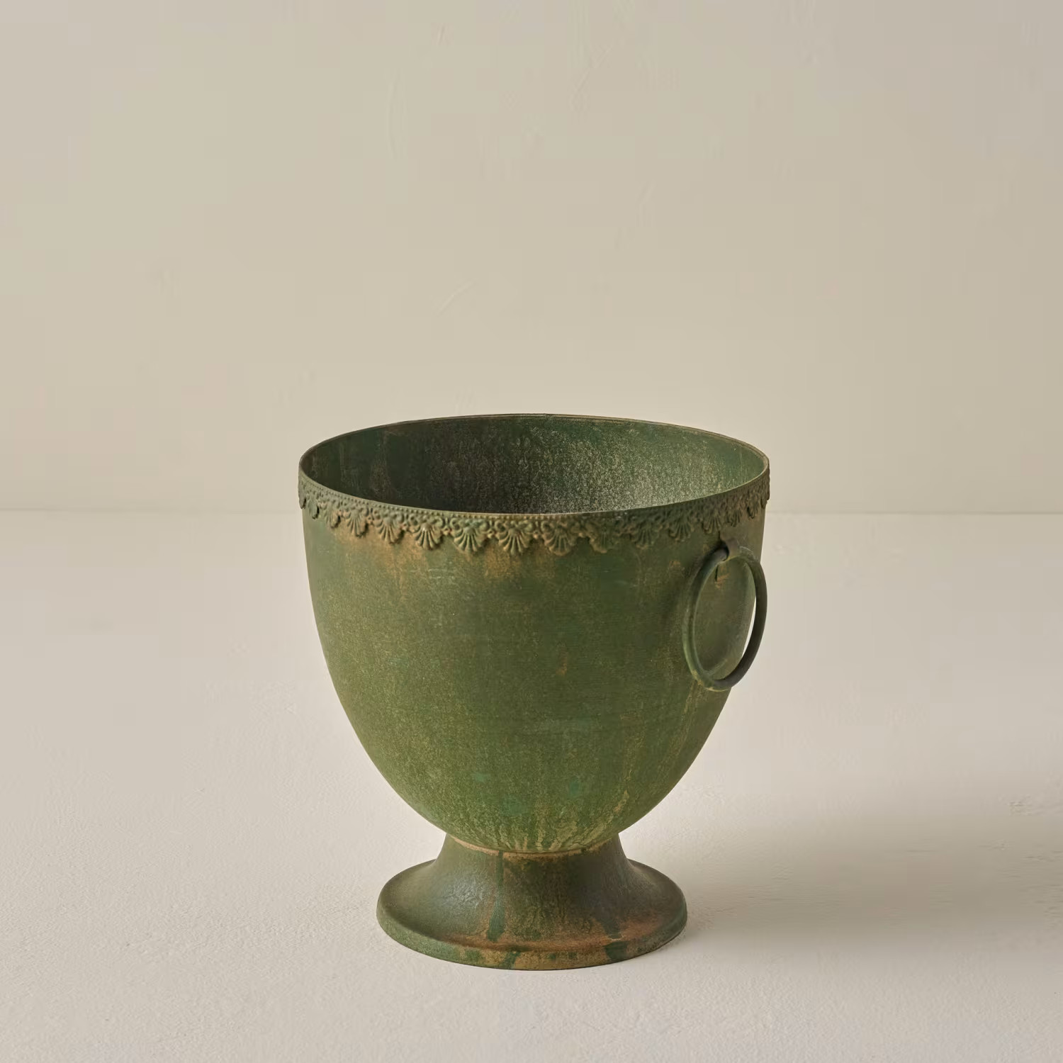 Green Aged Urn Planter | Magnolia