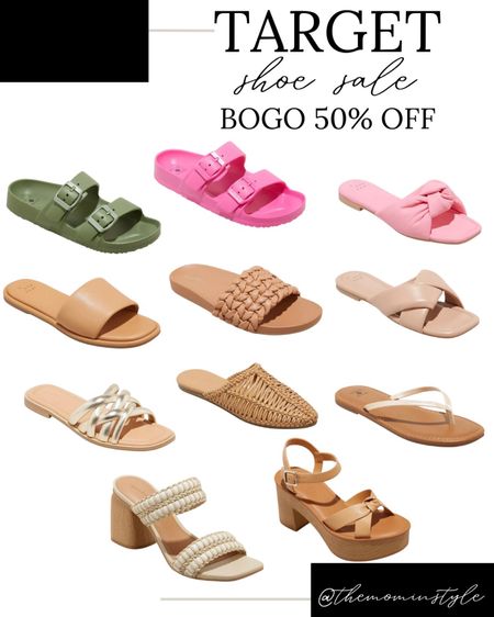 Target BOGO shoes sale! Spring shows at Target, spring sandals, summer style 

#LTKSeasonal #LTKsalealert #LTKstyletip