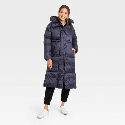 Women's Duvet Shine Puffer Jacket - A New Day™ | Target