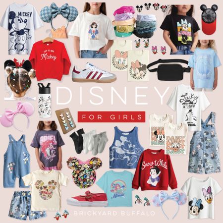 Sprinkle some pixie dust on her wardrobe with these trendy and stylish Disney clothes and accessories for girls! Ideal for Disney trips, including character shirts, stylish hair accessories, and the cutest mouse ears.

#DisneyStyle #MagicalMoments #DisneyPrincess #AdventureAwaits

#LTKFamily #LTKKids #LTKFindsUnder50
