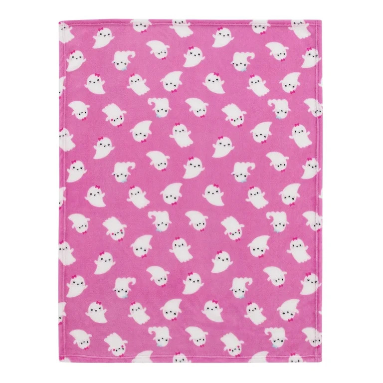 Parents Choice Halloween, Pink, Ghost, Blanket | Walmart (US)