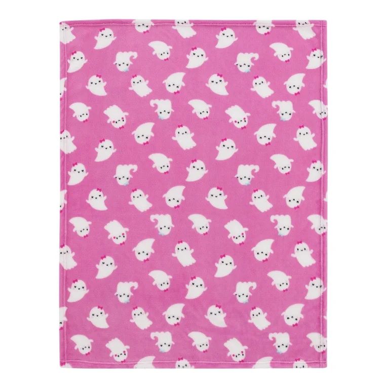 Parents Choice Halloween, Pink, Ghost, Blanket | Walmart (US)