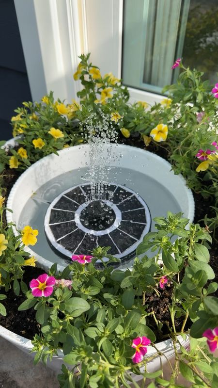 The easiest DIY solar fountain planter! Perfect for patios, pool area, decks that need a pretty focal point. I added petunias to planter that take full sun and will cascade down the planter vs getting too tall. 

UndeniablyElyse.com

DIY, plants, led solar light up fountain, planter ideas, Home Depot finds, summer plants, patio decor

#LTKSeasonal #LTKHome
