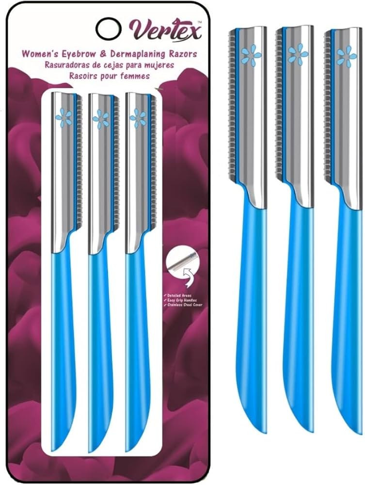 Facial Razor Hair Removal - Dermaplaning Tool Peach Fuzz Remover Trimmer Women Remove Fine Hair B... | Amazon (US)