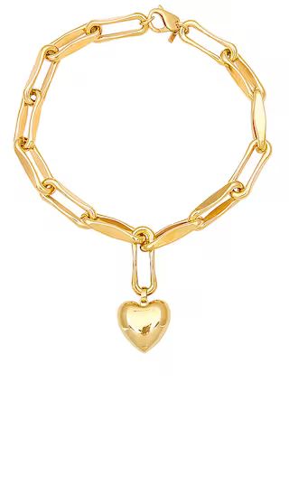Heart Chain Necklace in Gold | Revolve Clothing (Global)