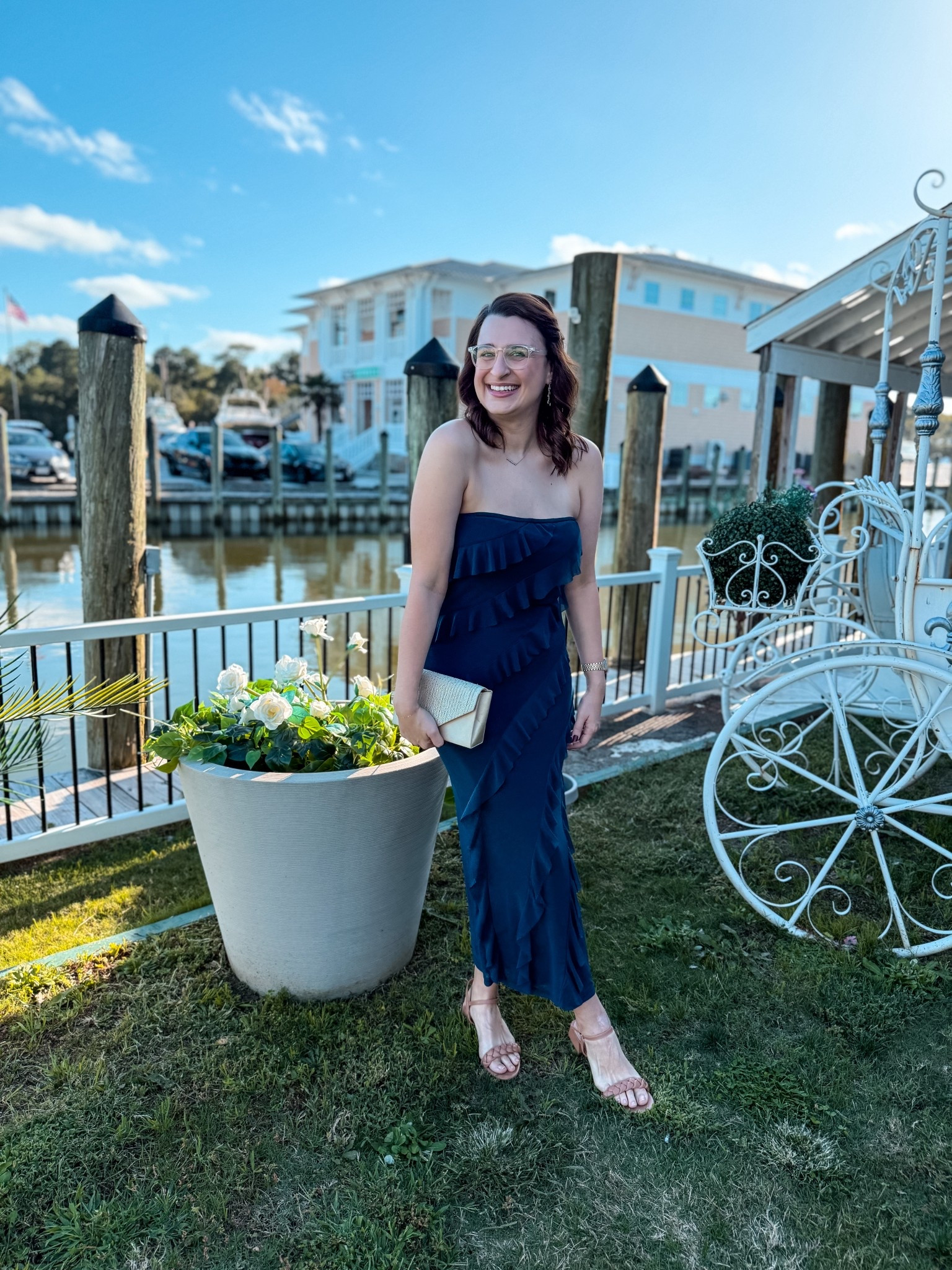 Wedding guest dress. Blue strapless dress from Amazon!

#LTKTall #LTKSaleAlert #LTKWedding