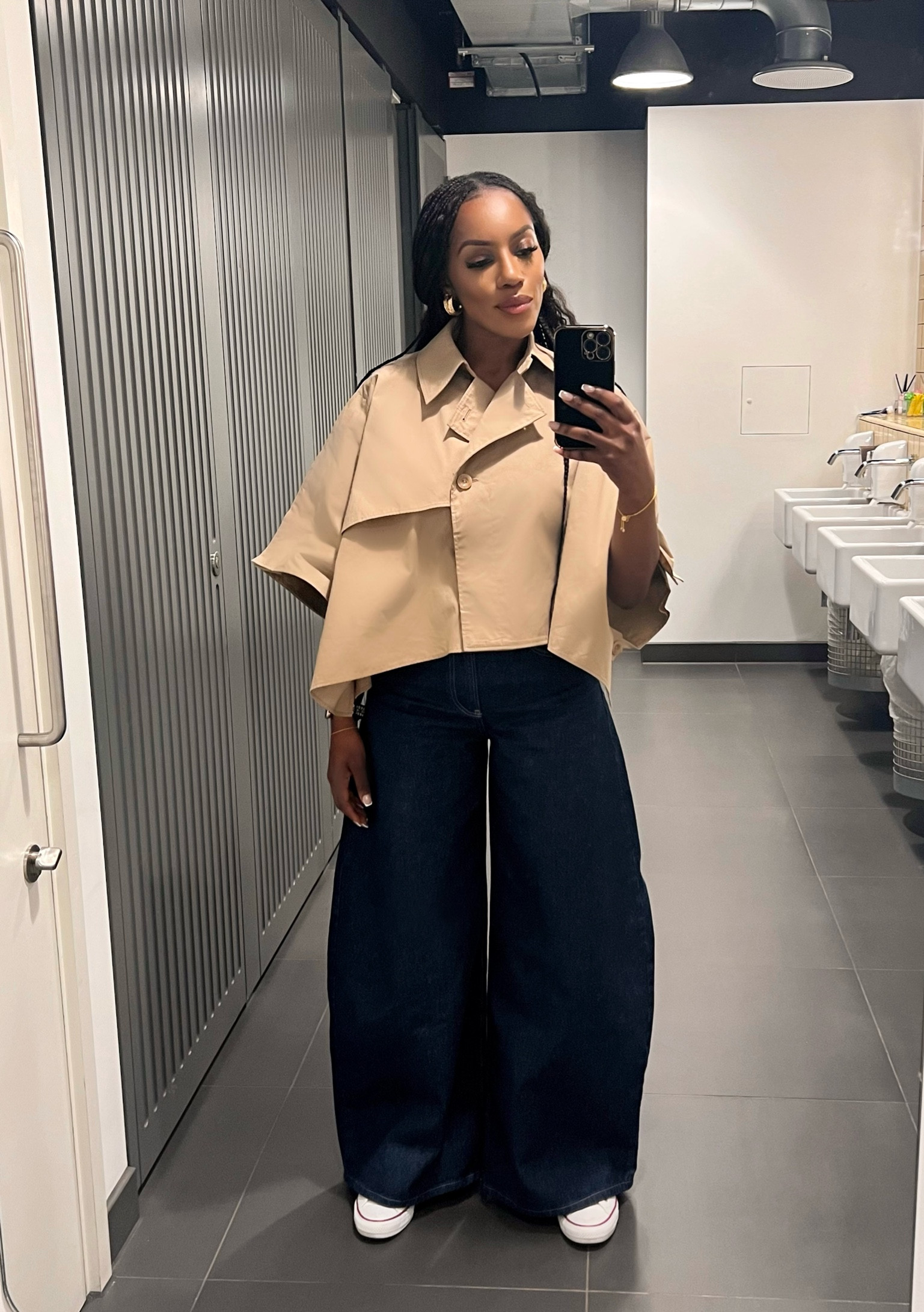 Wearing my cropped trench with my  flared out jeans! Perfect for the warmer days!
Description included in product review sections! 
Trench from Cos and jeans from Zara!

#LTKfit #LTKstyletip #LTKeurope