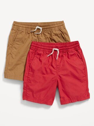 Drawstring Poplin Shorts 2-Pack for Toddler Boys | Old Navy (US)