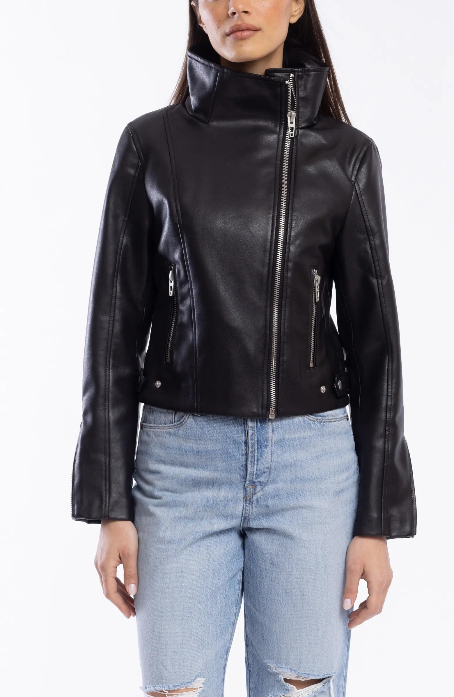 Faux Leather Moto Jacket | Nordstrom