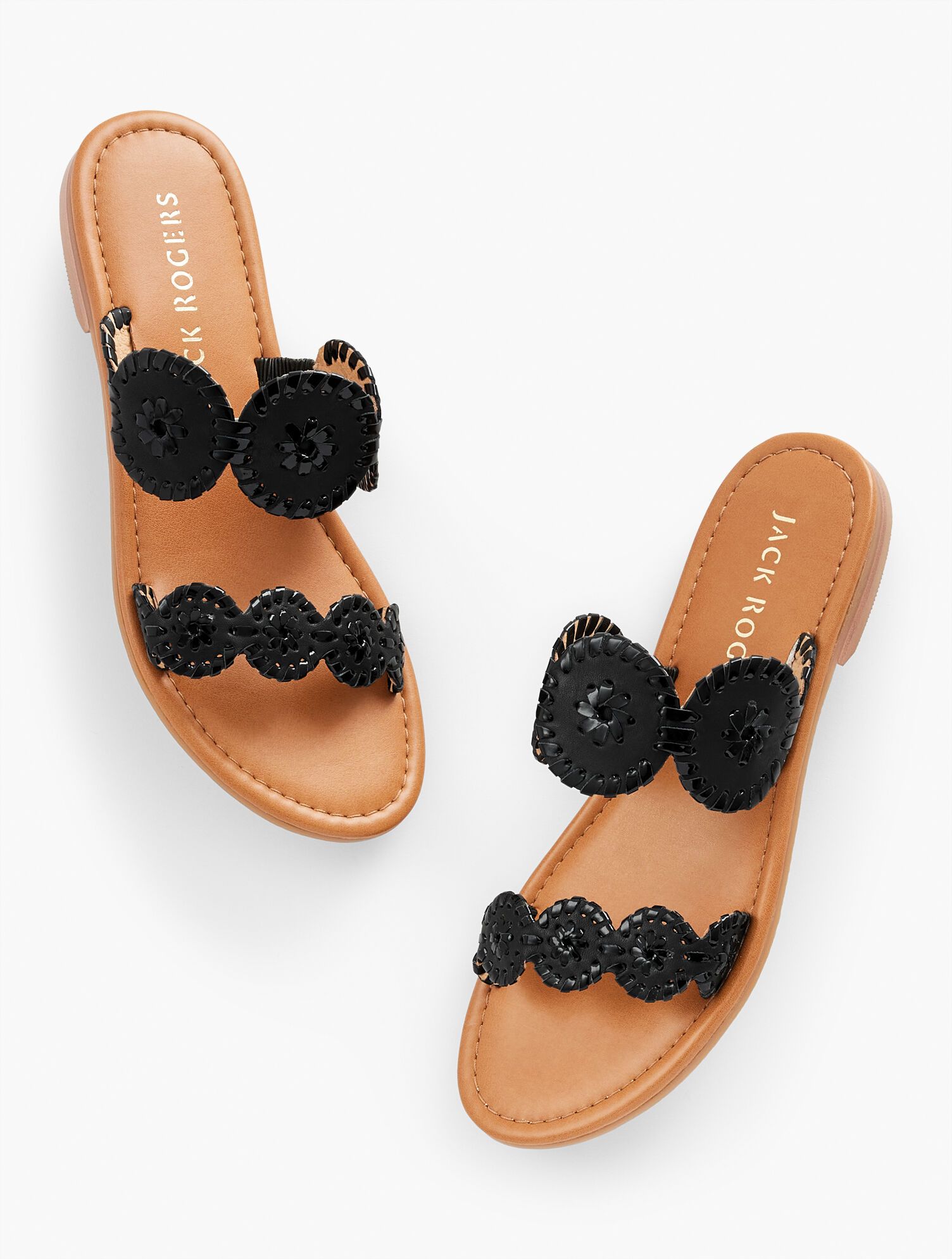 Jack Rogers® Lauren II Leather Sandals | Talbots